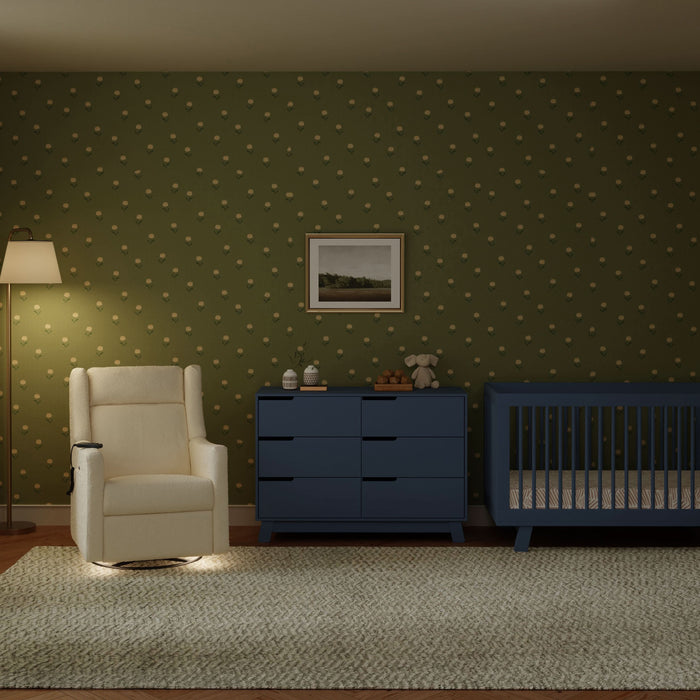 Black Friday Deal! Babyletto Kiwi Deluxe Power Recliner & Swivel Glider with Heat and Massage