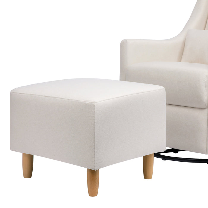 Black Friday Deal! Babyletto Toco Swivel Glider and Ottoman in Eco-Performance Fabric | Water Repellent & Stain Resistant