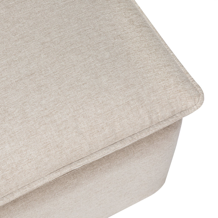 Black Friday Deal! Babyletto Cali Storage Ottoman in Eco-Performance Fabric | Water Repellent & Stain Resistant