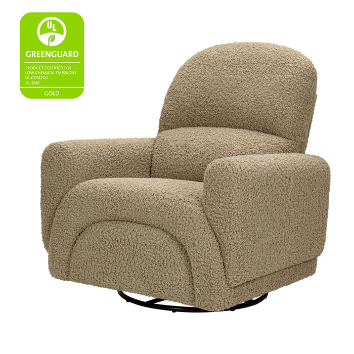 Black Friday Deal! Babyletto Rainbow Recliner and Swivel Glider in Teddy Loop