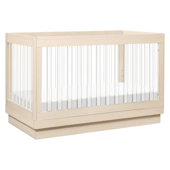 Black Friday Deal! Babyletto Harlow Acrylic 3-in-1 Convertible Crib with Toddler Bed Conversion Kit