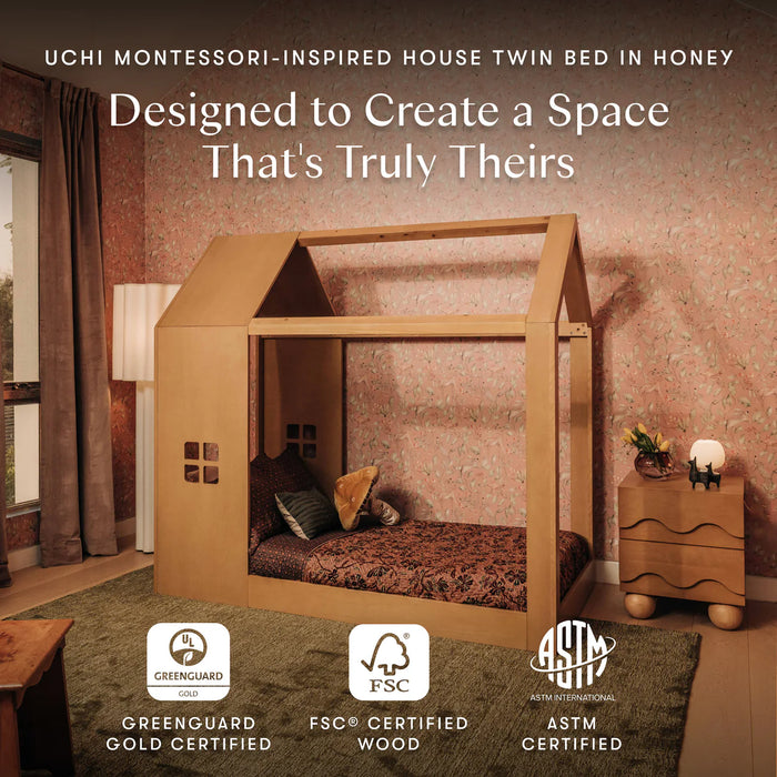 Babyletto Uchi Montessori-Inspired House Twin Bed