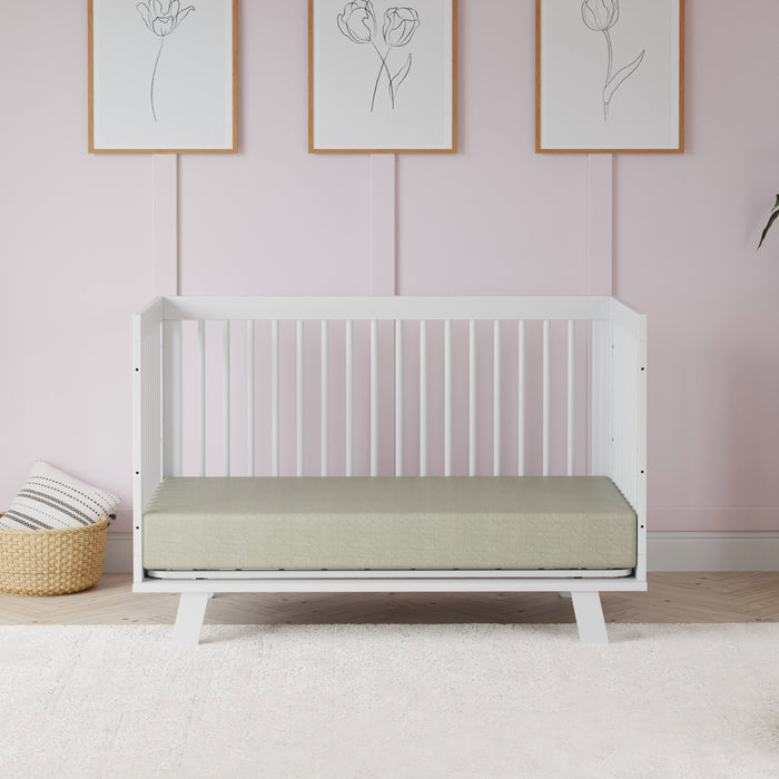 Black Friday Deal! Babyletto Hudson 3-in-1 Convertible Crib with Toddler Bed Conversion Kit