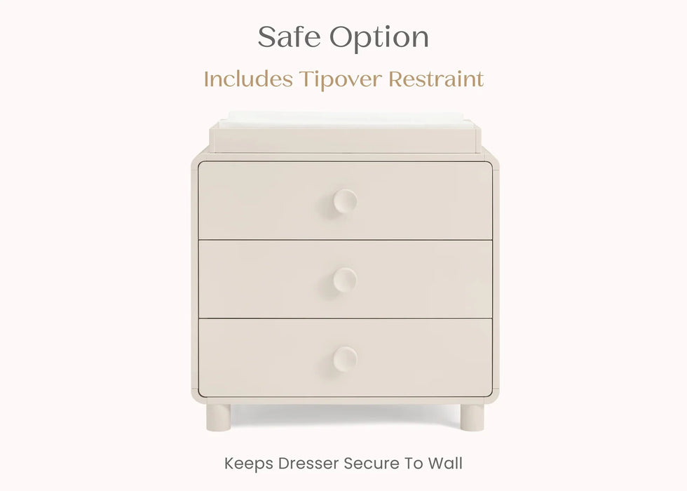 Delta Children Ari 3 Drawer Dresser with Changing Top
