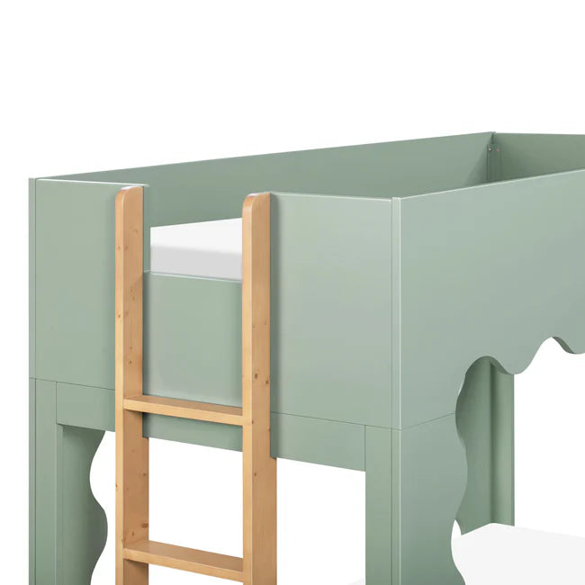 Babyletto Lido Wave Low Loft Twin Bed