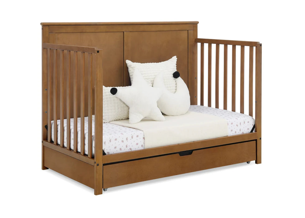 Simmons Kids Logan 6-in-1 Convertible Crib with Underdrawer
