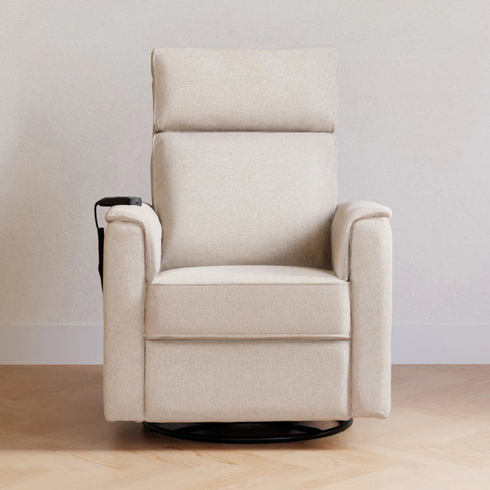 Monogram Willa Deluxe Power Recliner and Swivel Glider with Heat and Massage