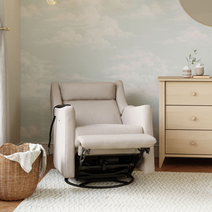 Black Friday Deal! Babyletto Kiwi Deluxe Power Recliner & Swivel Glider with Heat and Massage