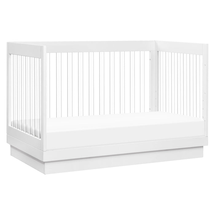 Black Friday Deal! Babyletto Harlow Acrylic 3-in-1 Convertible Crib with Toddler Bed Conversion Kit