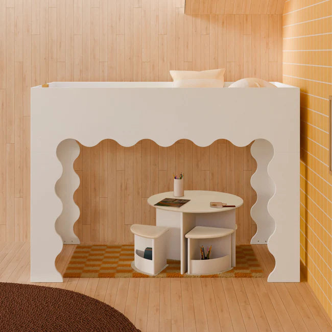 Babyletto Lido Wave Low Loft Twin Bed