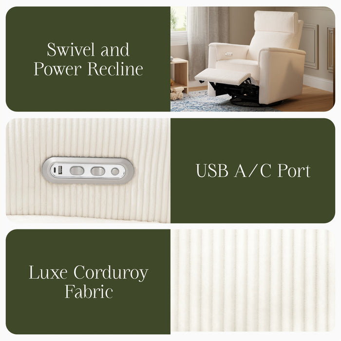 Black Friday Deal! Namesake Willa Plus Power Glider Recliner + Power Headrest