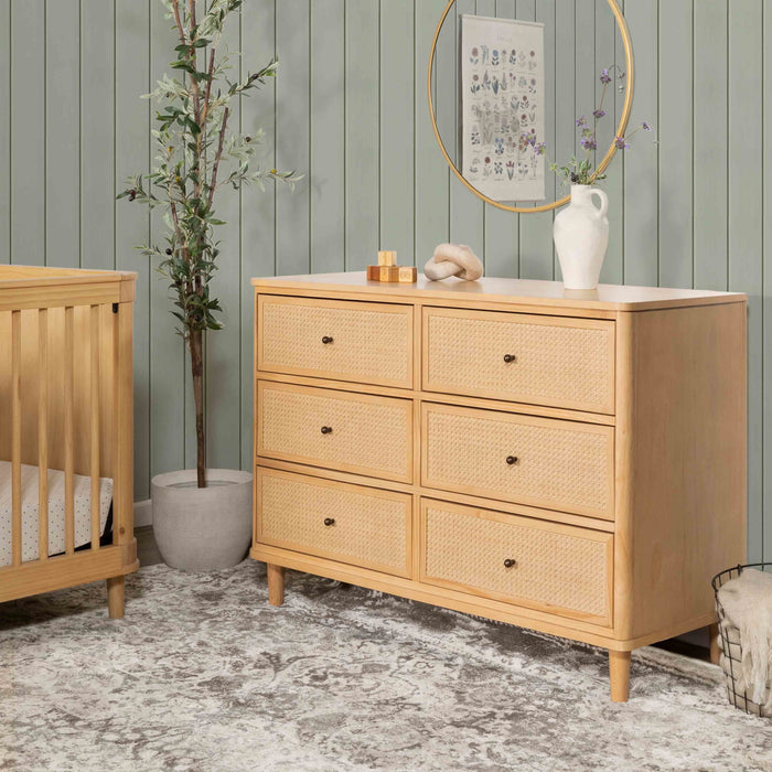 Black Friday Deal! Namesake Marin with Cane 6 Drawer Dresser