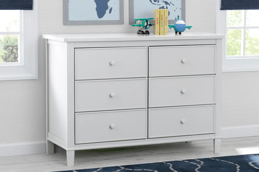 Delta Children Haven 6 Drawer Dresser with Interlocking Drawers