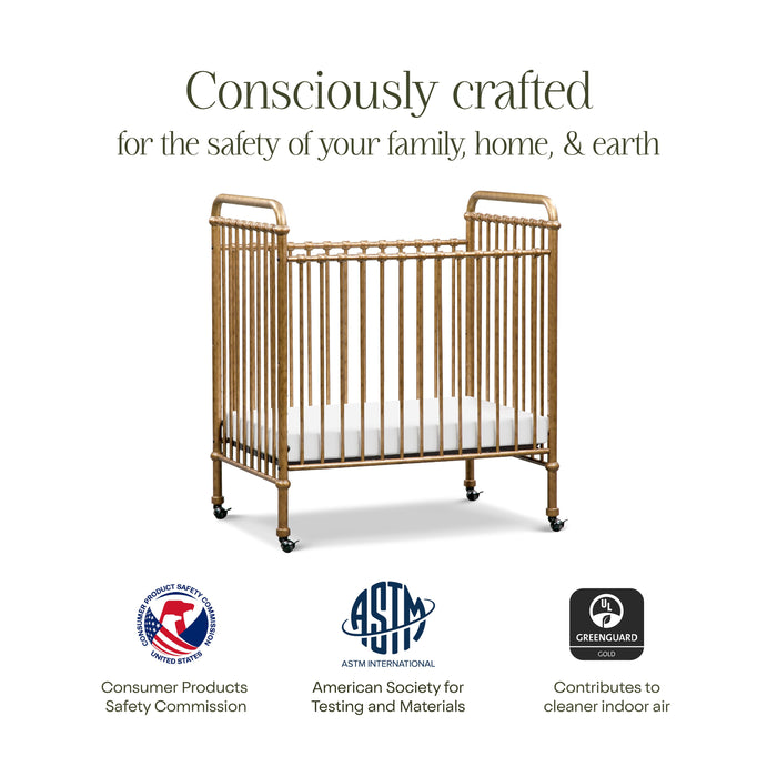 Black Friday Deal! Namesake Abigail 3-in-1 Convertible Mini Crib