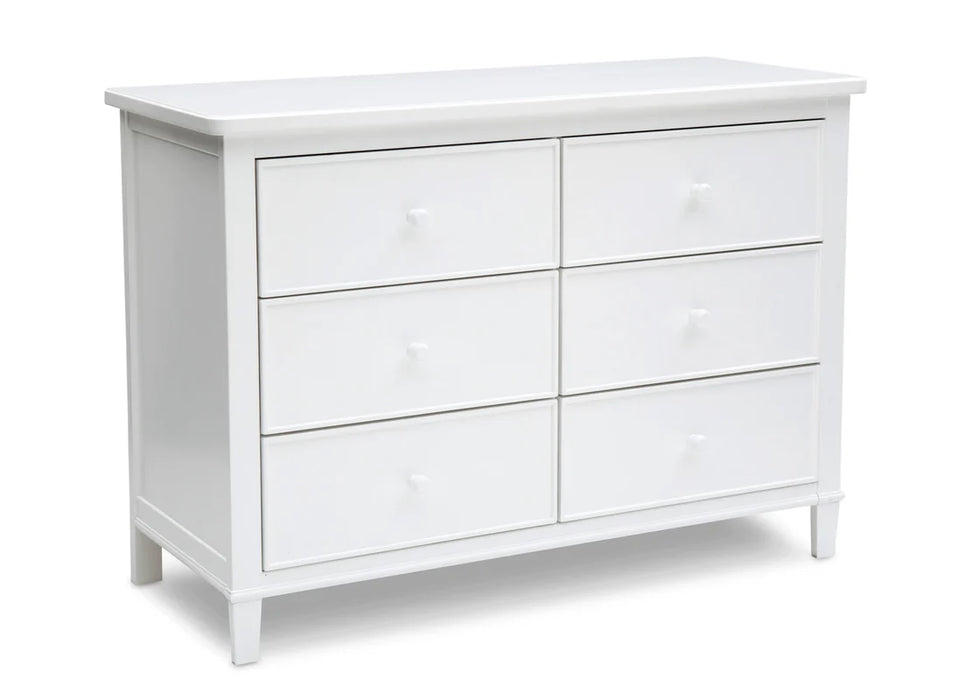 Delta Children Haven 6 Drawer Dresser with Interlocking Drawers