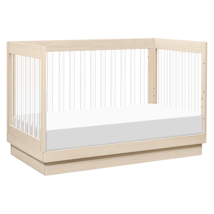 Black Friday Deal! Babyletto Harlow Acrylic 3-in-1 Convertible Crib with Toddler Bed Conversion Kit