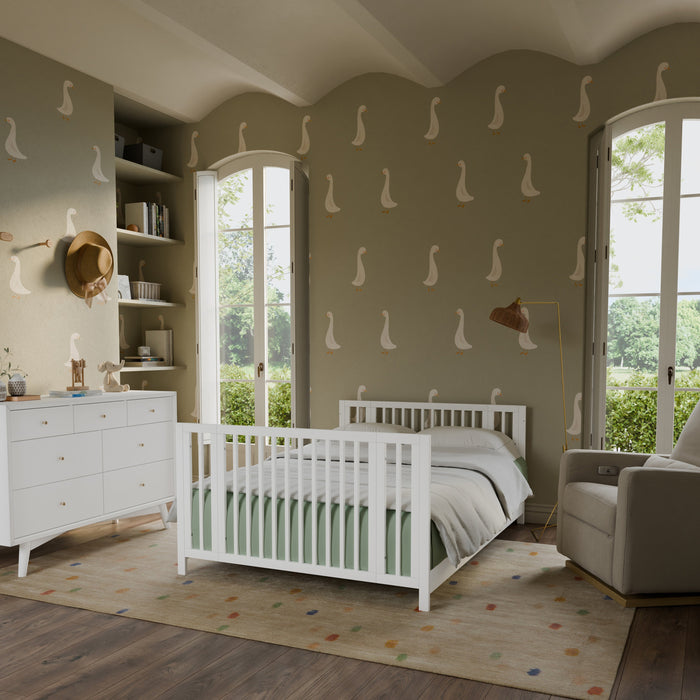 Black Friday Deal! Babyletto Rolli 9-in-1 Convertible All-Stages Crib with Bassinet & Toddler Bed Conversion Kits