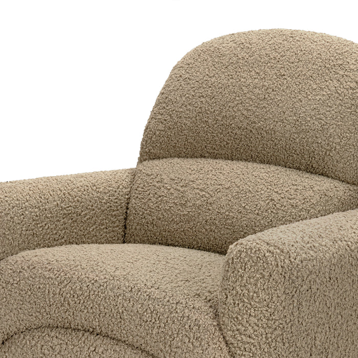 Black Friday Deal! Babyletto Rainbow Recliner and Swivel Glider in Teddy Loop
