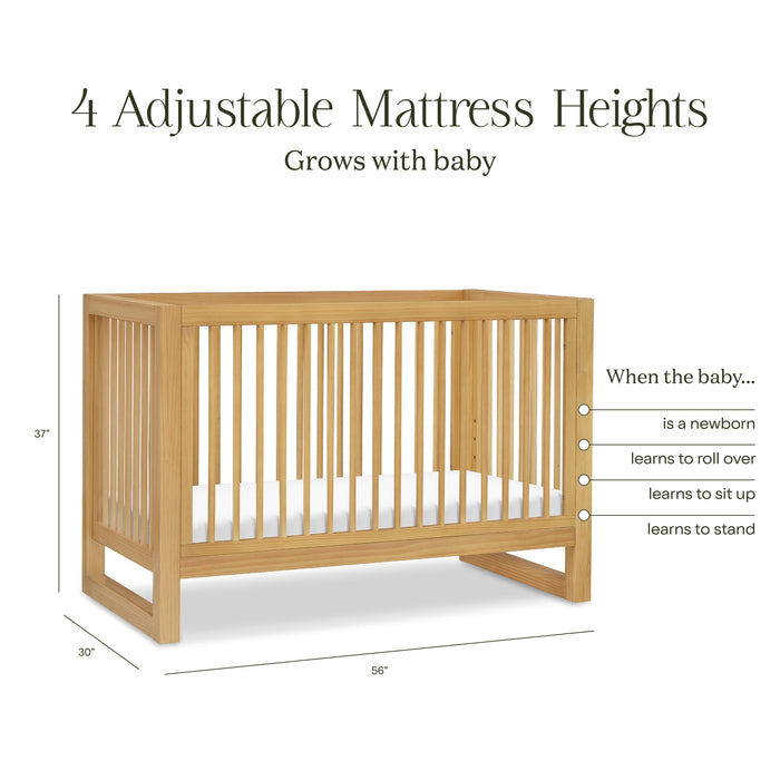 Black Friday Deal! Namesake Nantucket 3-in-1 Convertible Crib with Toddler Bed Conversion Kit