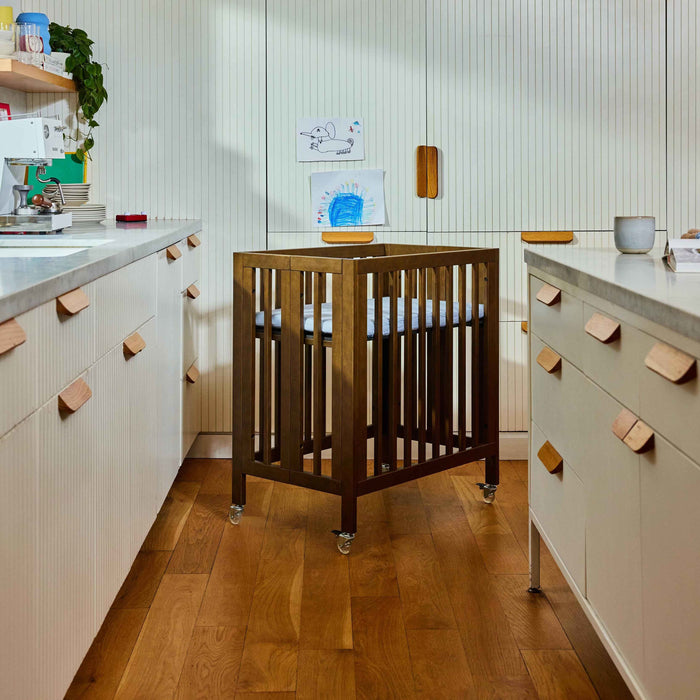 Black Friday Deal! Babyletto Rolli 9-in-1 Convertible All-Stages Crib with Bassinet & Toddler Bed Conversion Kits