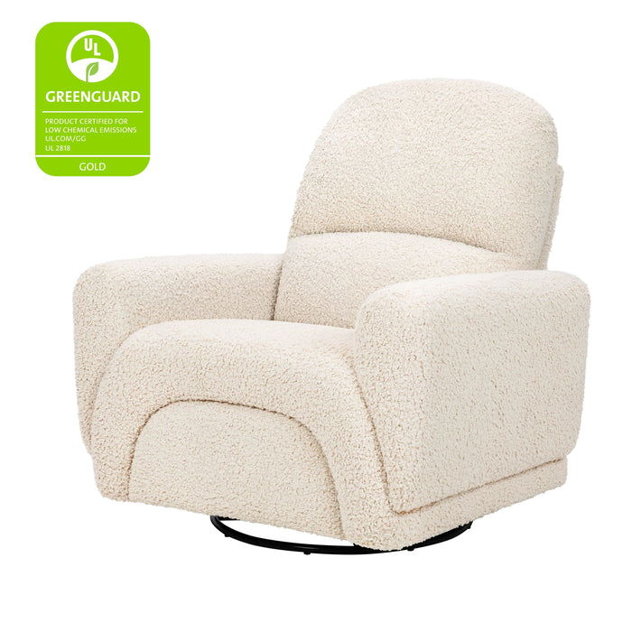 Black Friday Deal! Babyletto Rainbow Recliner and Swivel Glider in Teddy Loop