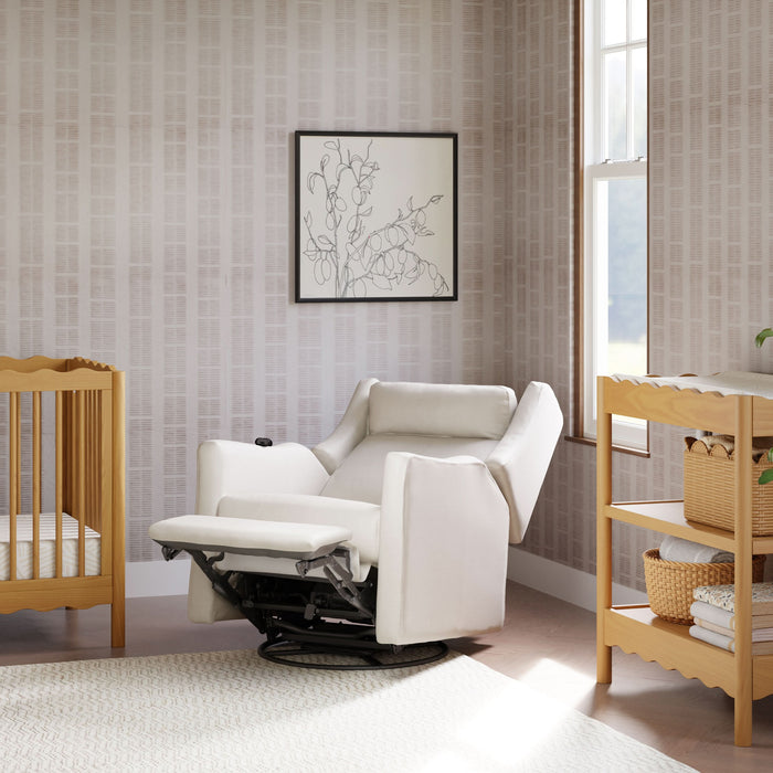 Black Friday Deal! Babyletto Kiwi Deluxe Power Recliner & Swivel Glider with Heat and Massage