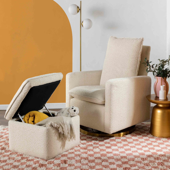 Black Friday Deal! Babyletto Cali Pillowback Swivel Glider