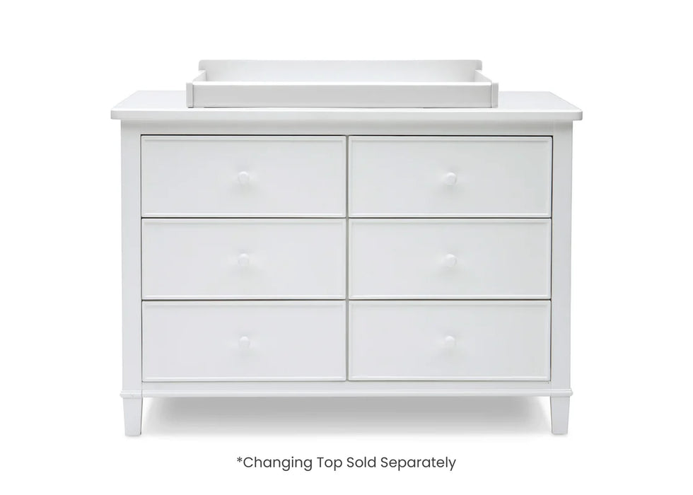 Delta Children Haven 6 Drawer Dresser with Interlocking Drawers