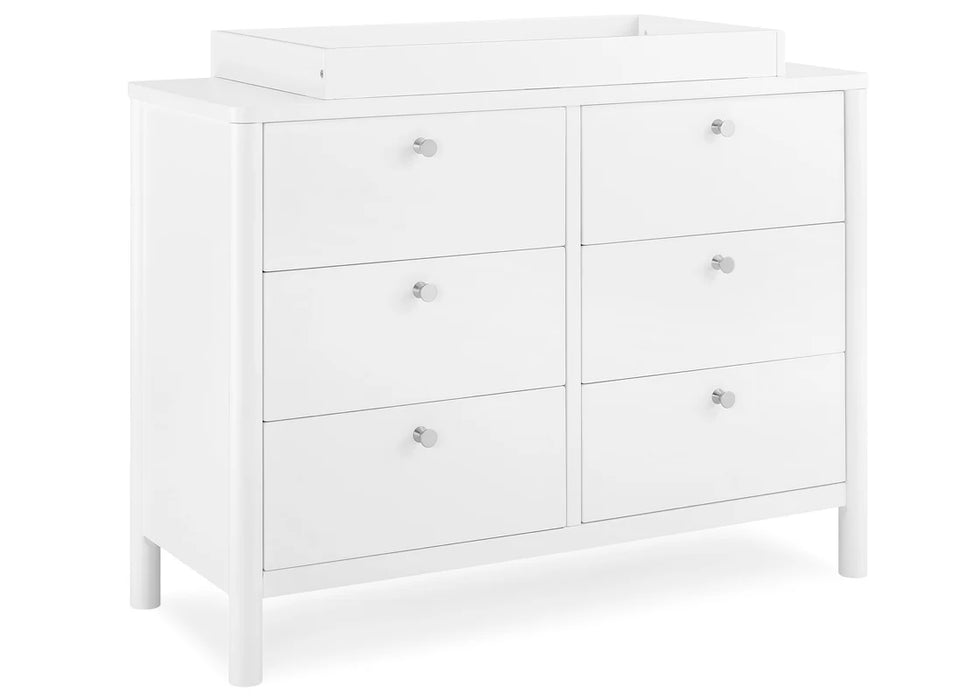 Delta Children Brooks 6 Drawer Dresser with Interlocking Drawers