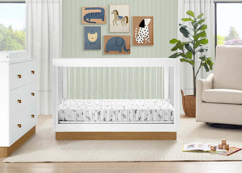 Delta Children James Acrylic 4-in-1 Convertible Crib