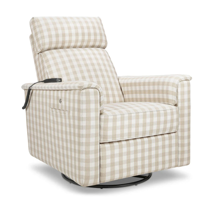 Monogram Willa Deluxe Power Recliner and Swivel Glider with Heat and Massage