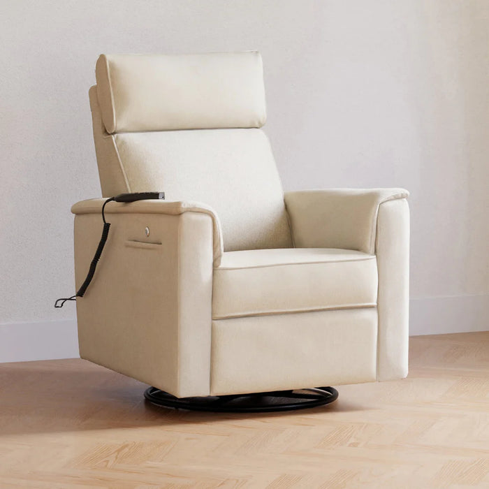Monogram Willa Deluxe Power Recliner and Swivel Glider with Heat and Massage