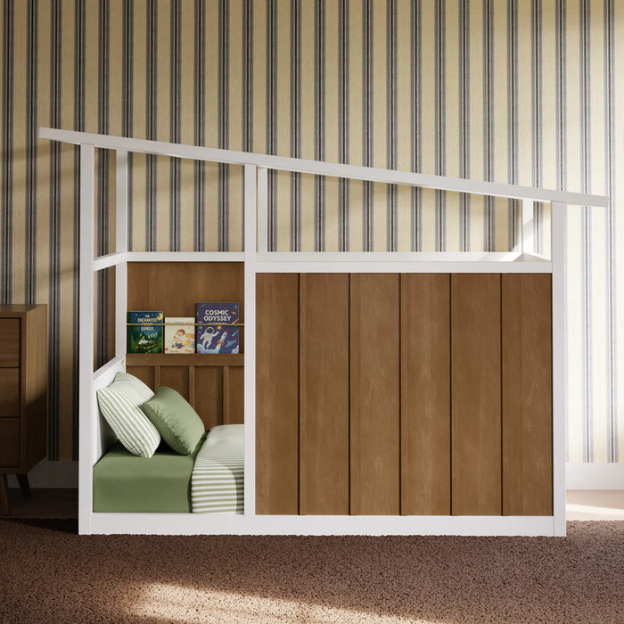 Babyletto Palma Mid-Century House Montessori-Inspired Twin Bed
