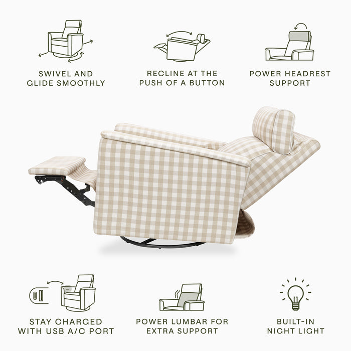 Black Friday Deal! Monogram Willa Pro Power Recliner & Swivel Glider