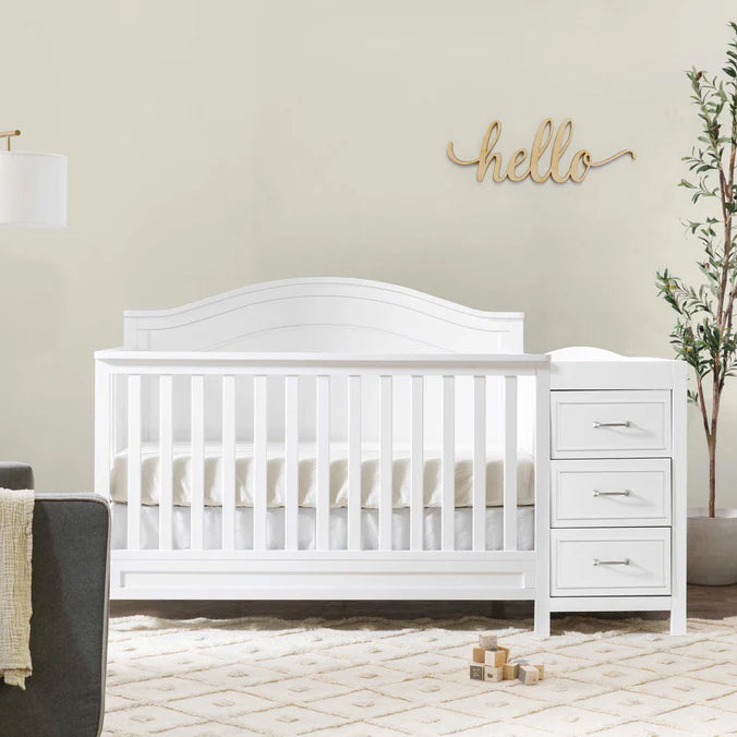 DaVinci Charlie 4-in-1 Convertible Crib and Changer Combo