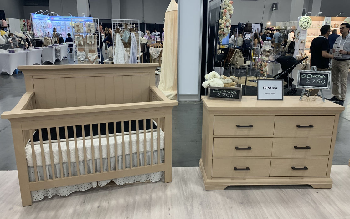 Pali Genova Convertible Crib in Sandstone