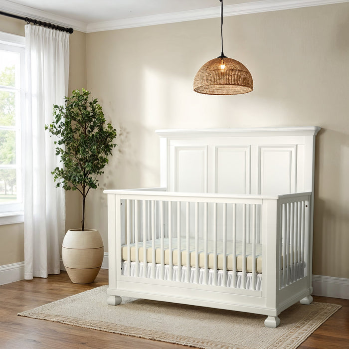 Clearance! Appleseed Solvang 5 Piece Nursery Set in Pure White