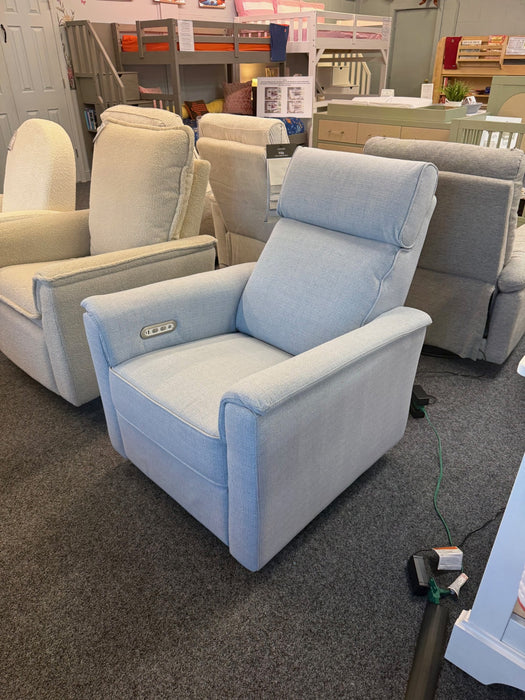 Clearance Willa Plus Recliner! Blue Chambray Eco Twill Only