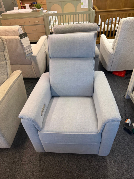 Clearance Willa Plus Recliner! Blue Chambray Eco Twill Only
