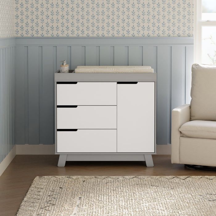 Babyletto Hudson 3-Drawer Changer Dresser with Removable Changing Tray Babyletto Hudson 3-Drawer Changer Dresser with Removable Changing Tray