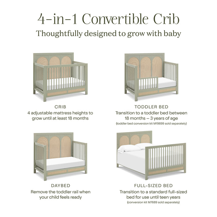 Black Friday Deal! Namesake Eloise 4-in-1 Convertible Crib