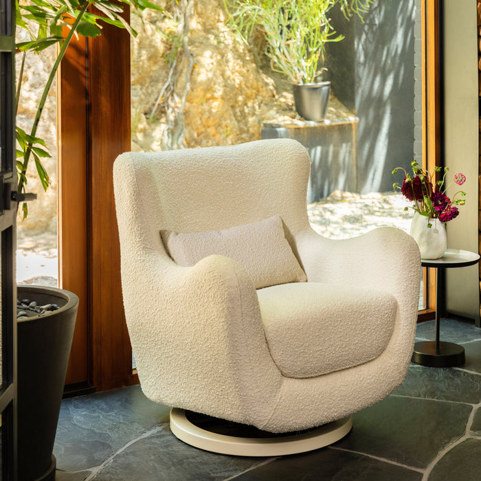 Black Friday Deal! Babyletto Solstice Swivel Glider in Boucle
