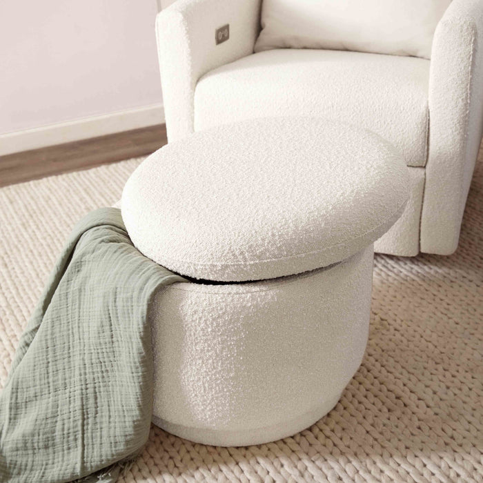 Black Friday Deal! Babyletto Enoki Storage Ottoman in Boucle