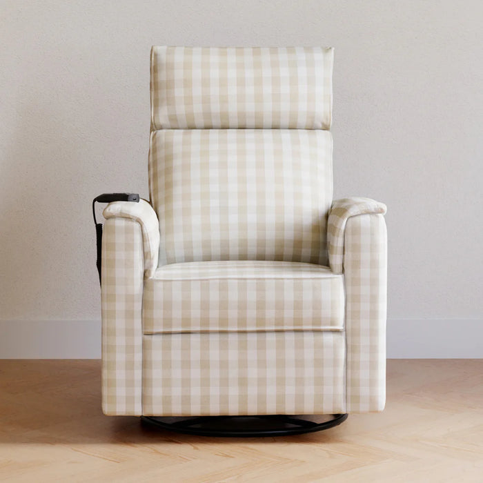 Monogram Willa Deluxe Power Recliner and Swivel Glider with Heat and Massage