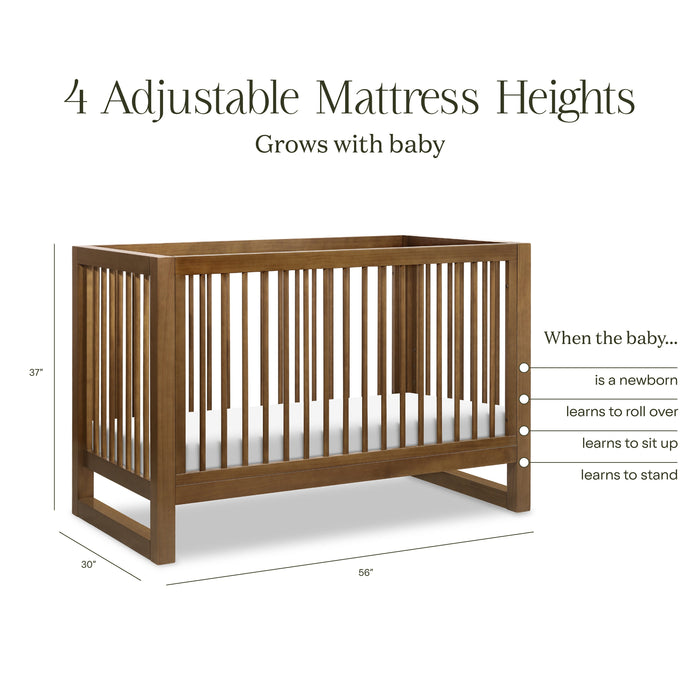 Black Friday Deal! Namesake Nantucket 3-in-1 Convertible Crib with Toddler Bed Conversion Kit