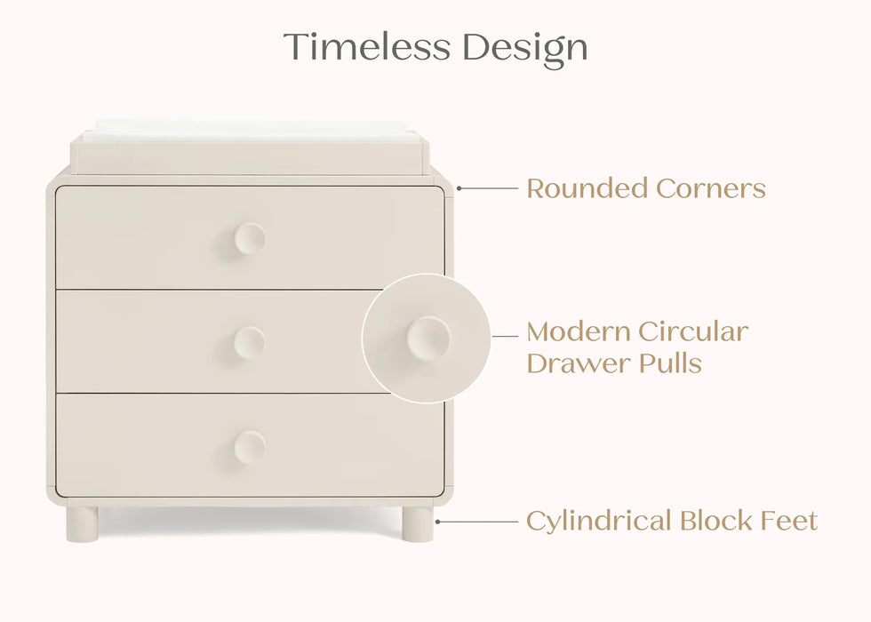 Delta Children Ari 3 Drawer Dresser with Changing Top