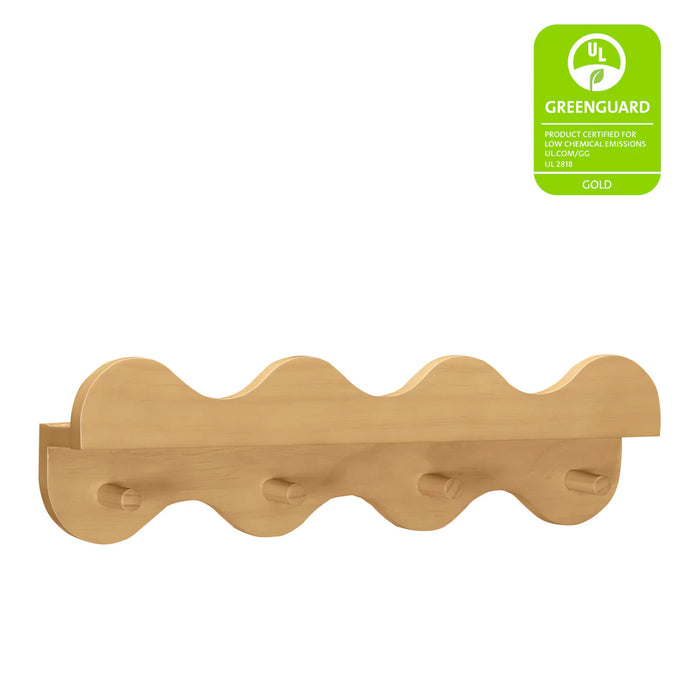 Babyletto Lido Wave Bookshelf with Hooks
