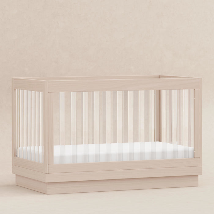 Black Friday Deal! Babyletto Harlow Acrylic 3-in-1 Convertible Crib with Toddler Bed Conversion Kit