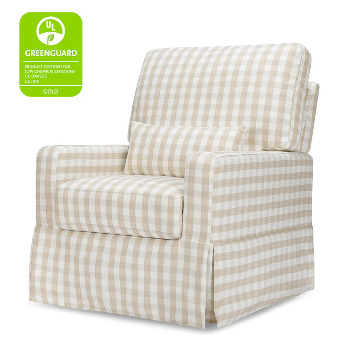 Crawford Pillowback Comfort Swivel Glider