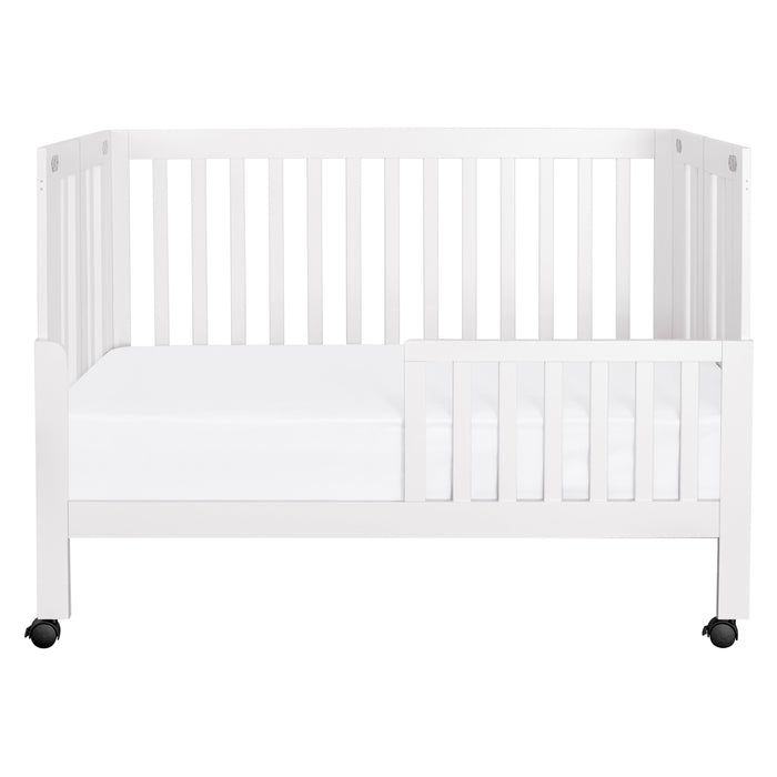 Black Friday Deal! Babyletto Maki Portable Folding Crib with Toddler Bed Conversion Kit